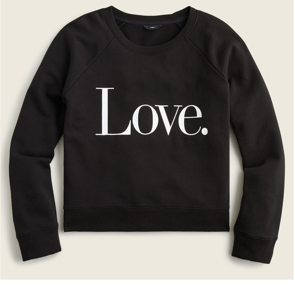 J. Crew Tops - J. Crew LOVE Fleece Sweatshirt